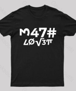 Math Lover Nerd T-Shirt