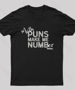 Math Makes Me Numb(er) Nerd T-Shirt