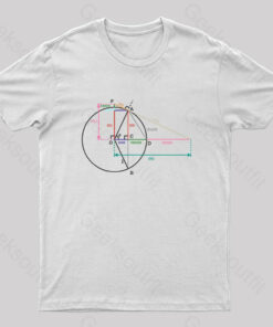 Mathematical Graphical Formulas Nerd T-Shirt