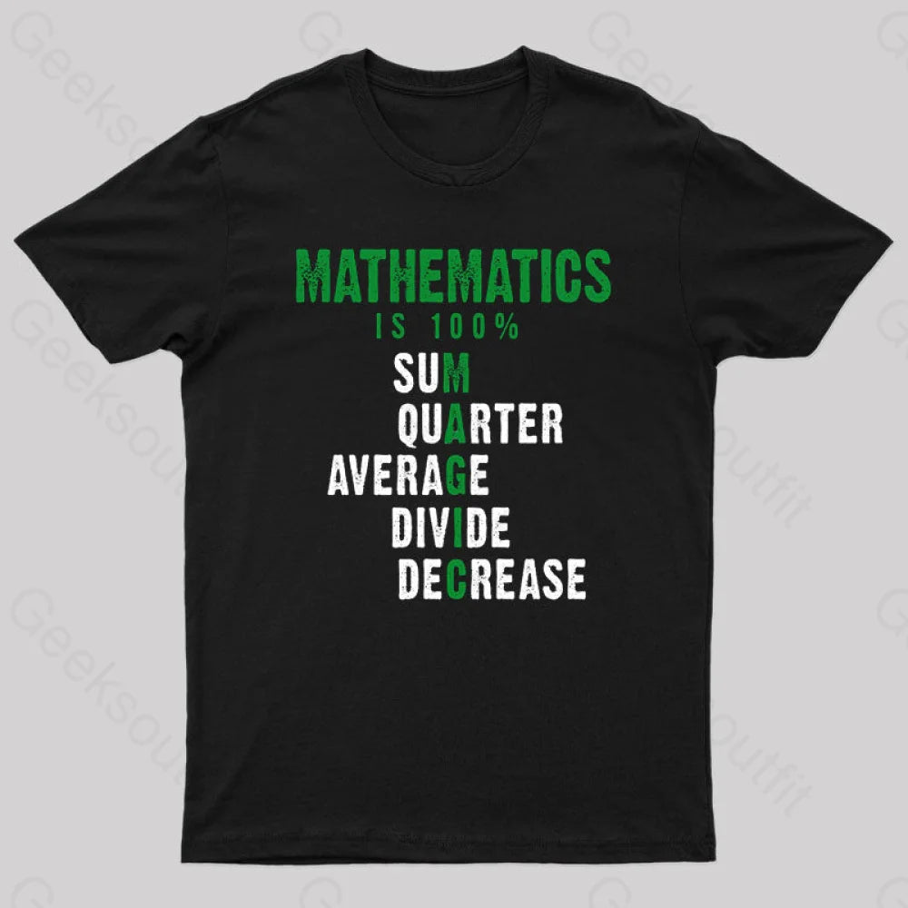 Mathematics is 100 Magic , Statistic, Calculus Nerd T-Shirt Mathematics is 100 Magic , Statistic, Calculus Nerd T-Shirt