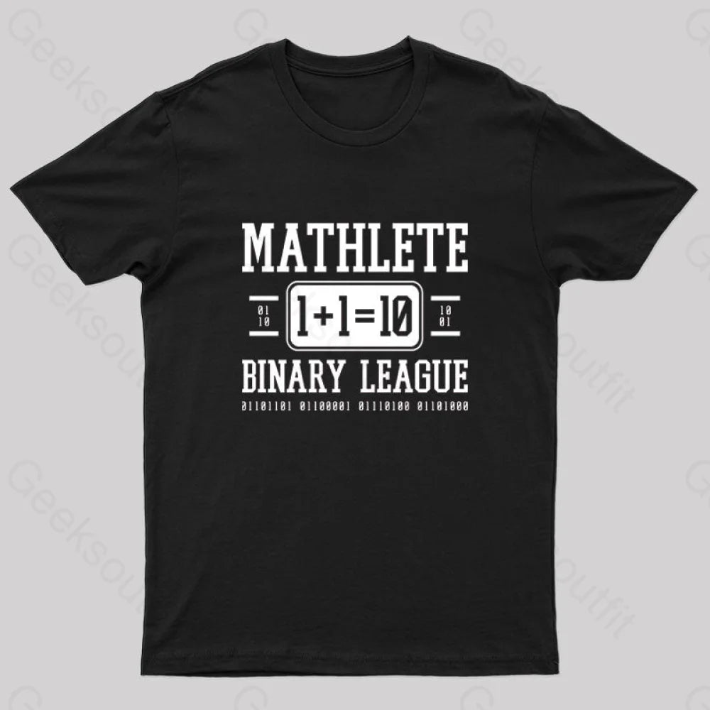 Mathlete Binary League Nerd T-Shirt Mathlete Binary League Nerd T-Shirt