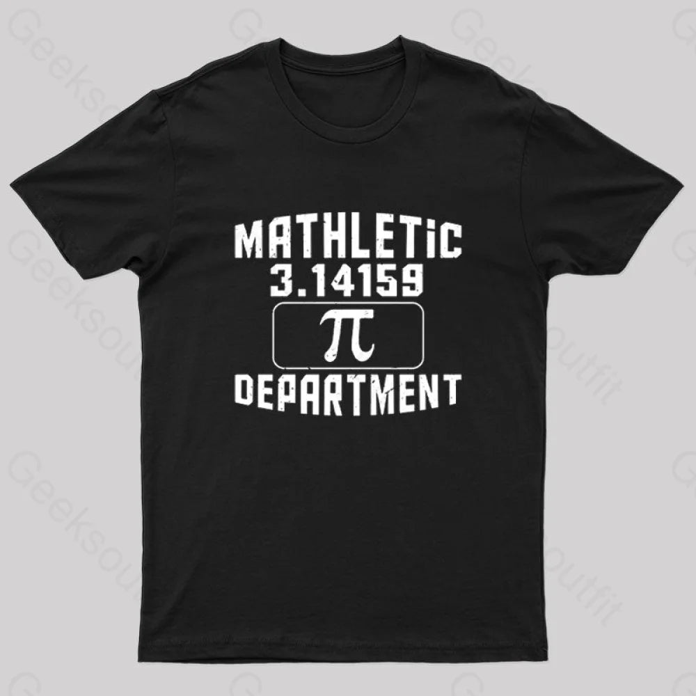 Mathletic Department Pi Day Nerd T-Shirt Mathletic Department Pi Day Nerd T-Shirt