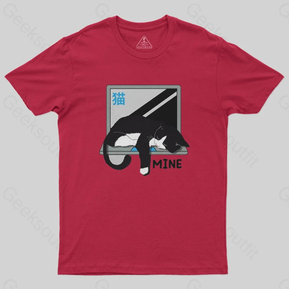 Mine Computer Cat T-Shirt Mine Computer Cat T-Shirt