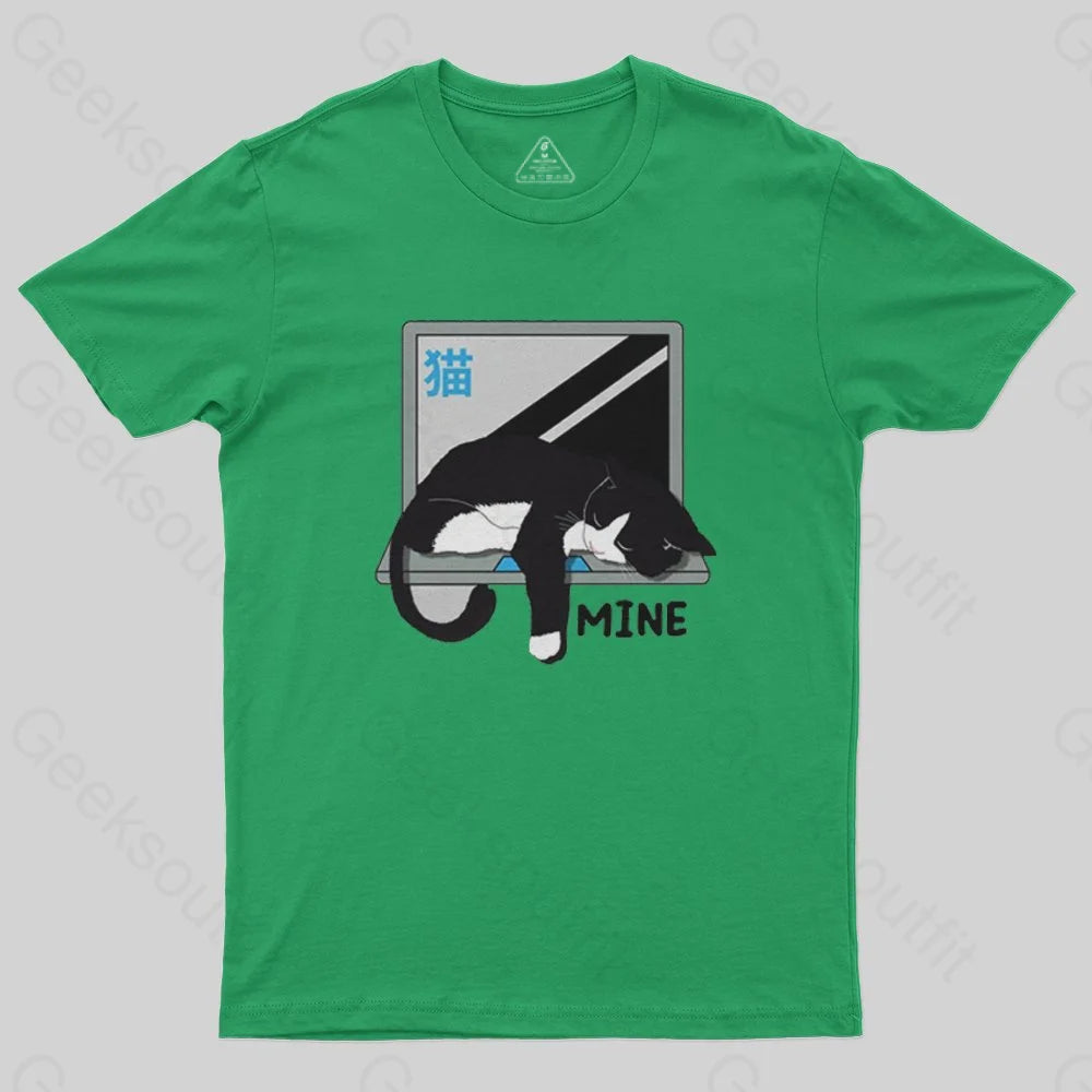 Mine Computer Cat T-Shirt Mine Computer Cat T-Shirt