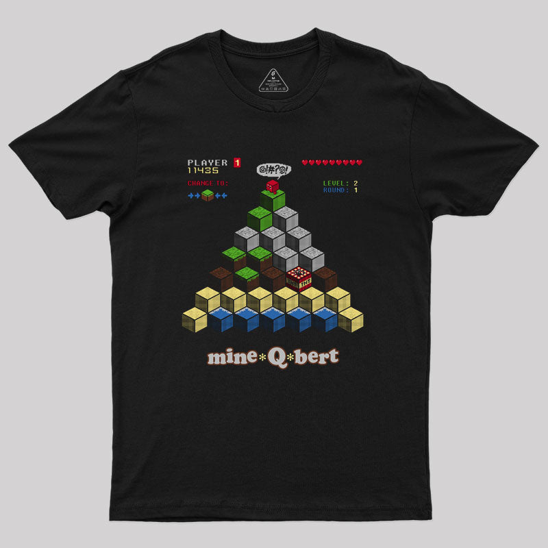 Mine Q Bert Geek T-Shirt Mine Q Bert Geek T-Shirt