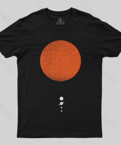 Minimal Solar System  T-Shirt