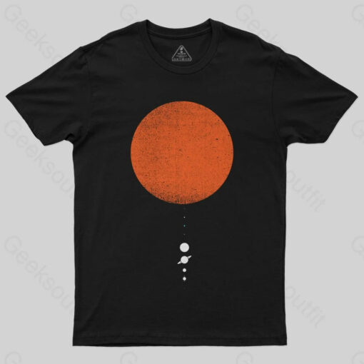 Minimal Solar System  T-Shirt