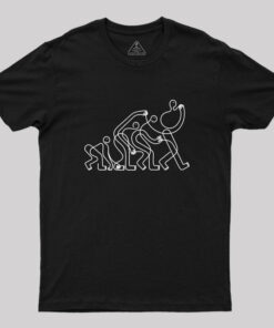 Minimalism Evolution Nerd T-Shirt