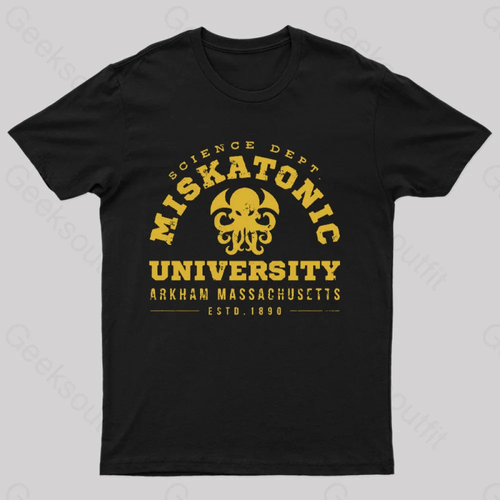 Miskatonic University Science Geeks T-Shirt Miskatonic University Science Geeks T-Shirt