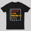 Mistakes Allow Thinking To Happen Nerd T-Shirt