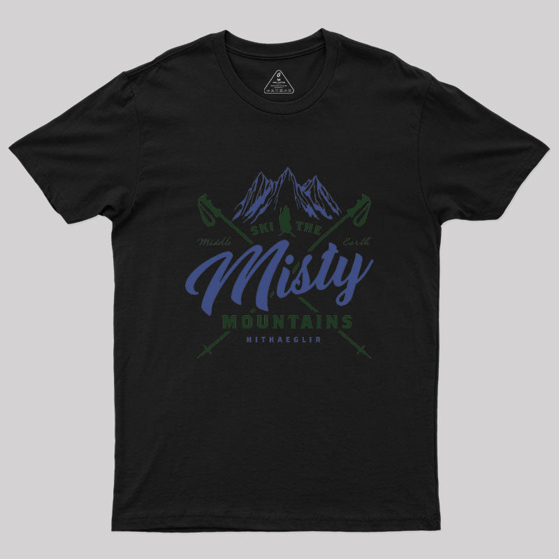 Misty Mountains Geek T-Shirt Misty Mountains Geek T-Shirt