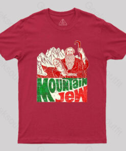 Moses Ten Commandments Pun Mountain Jew Geek T-Shirt