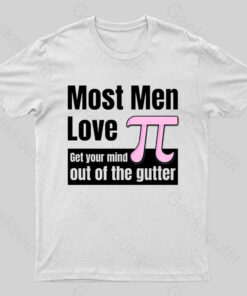 Most Men Love Pi Nerd T-Shirt