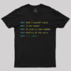 Mr. Robot Quote T-Shirt