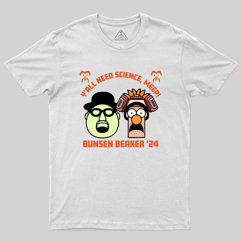 Muppet Science Y All Need Science Geek T-Shirt Muppet Science Y All Need Science Geek T-Shirt