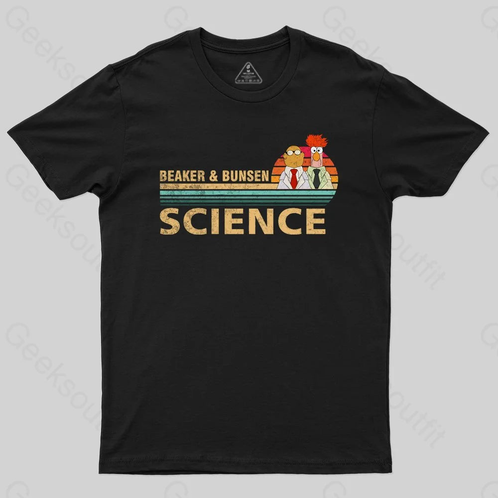 Muppets Science Bunsen And Beaker Cool Geek Science T-shirt Muppets Science Bunsen And Beaker Cool Geek Science T-shirt