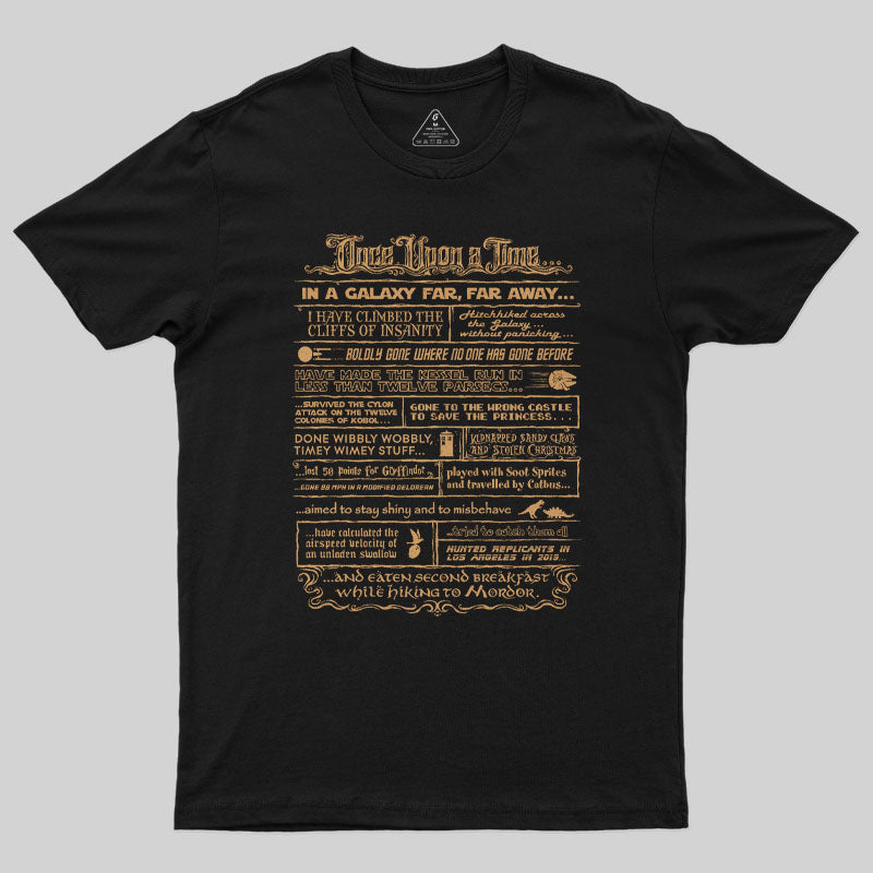 My Autobiography T-Shirt My Autobiography T-Shirt