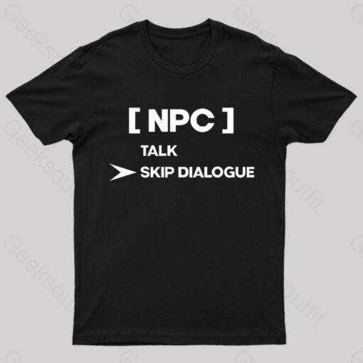 NPC Skip Dialogue Classic T-Shirt
