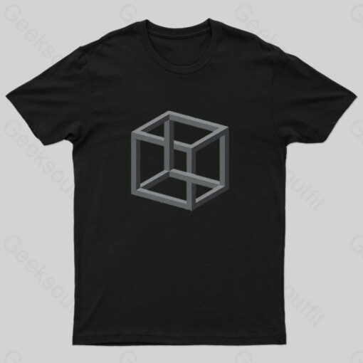 Necker Cube illusion T-Shirt