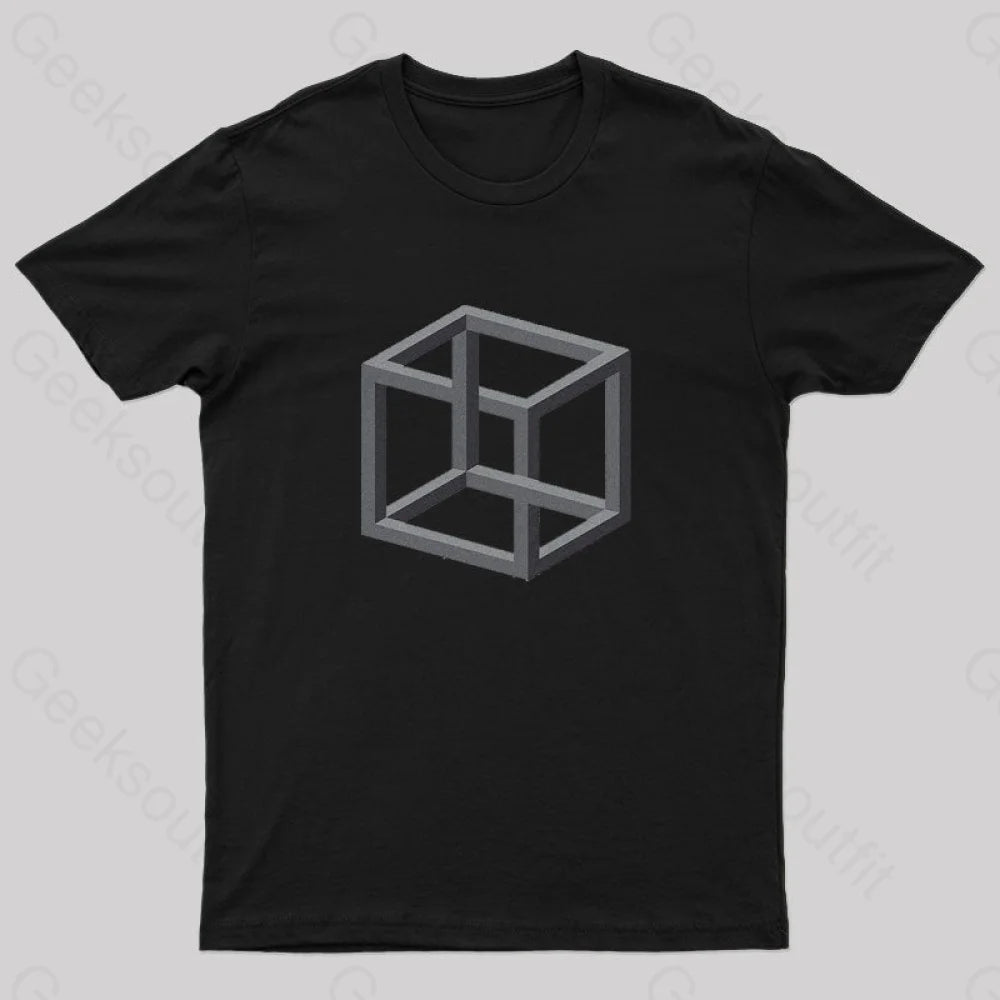 Necker Cube illusion T-Shirt Necker Cube illusion T-Shirt