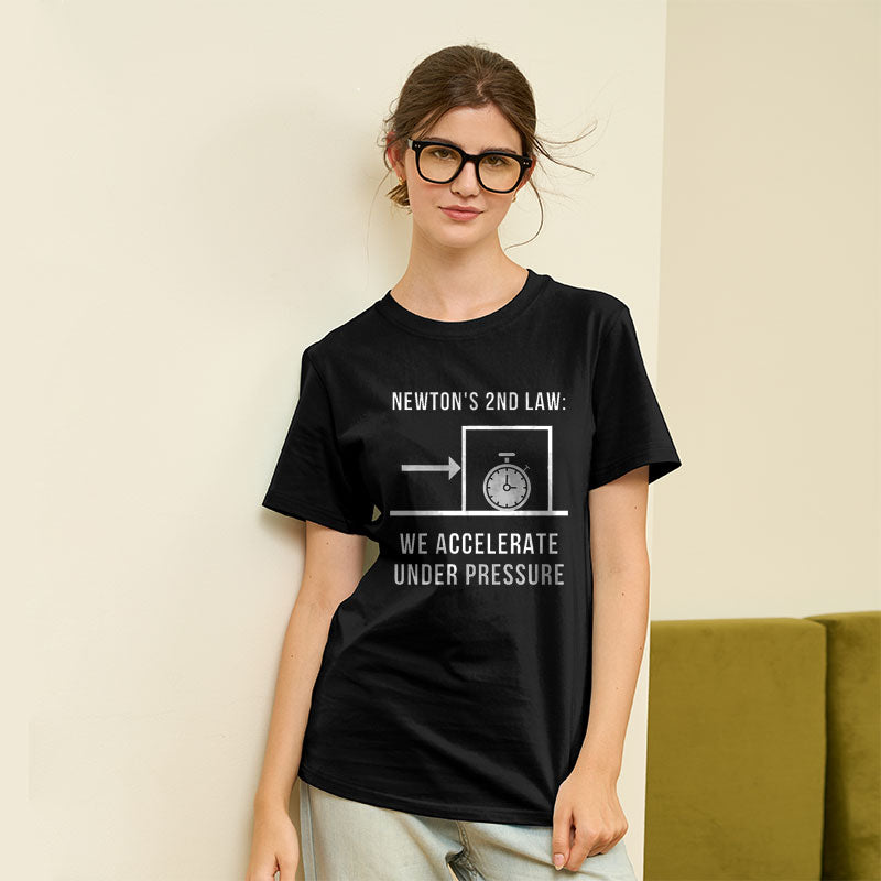 Newton's 2nd Law Geek T-Shirt Newton's 2nd Law Geek T-Shirt