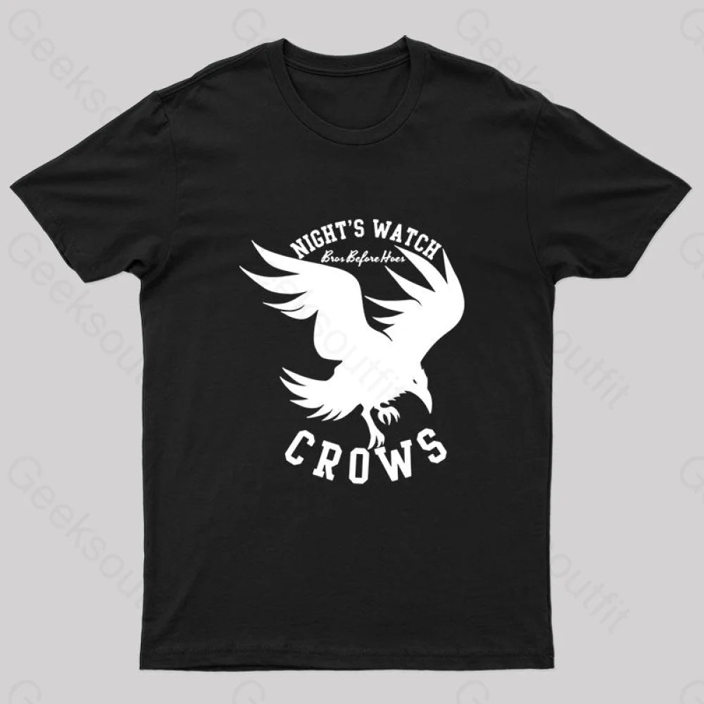 Nights Watch Crows Nerd T-Shirt Nights Watch Crows Nerd T-Shirt