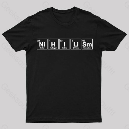 Nihilism Philosophy Geek T-shirt
