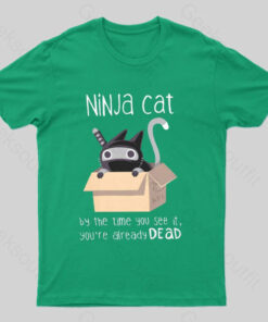 Ninja Cat T Shirt 3