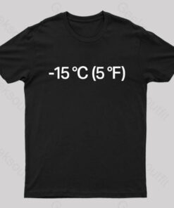 Nordic Life Average Winter Temperature Geek T-Shirt