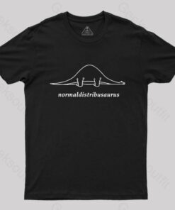 Normal Distribution Dinosaur Geek T-Shirt