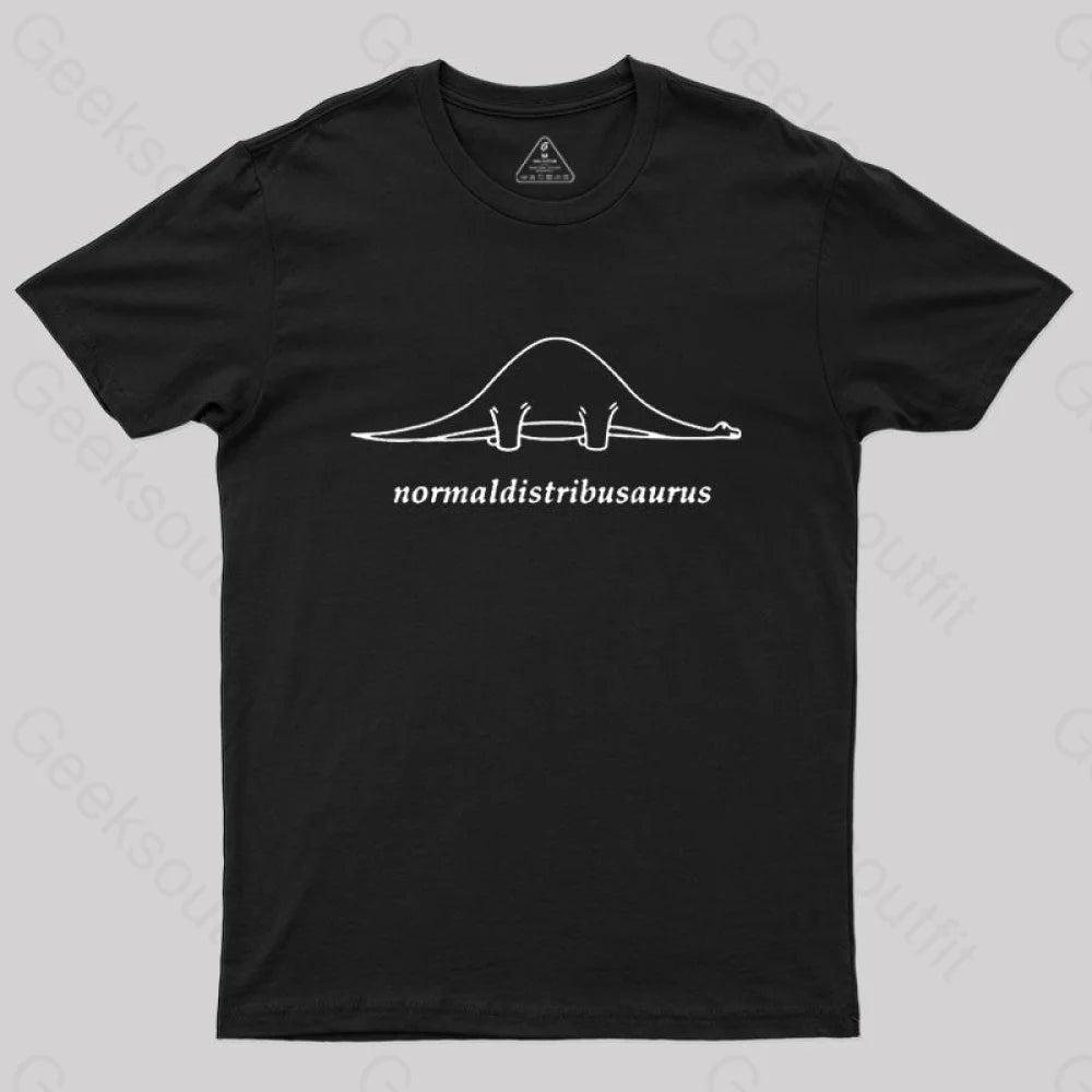 Normal Distribution Dinosaur Geek T-Shirt Normal Distribution Dinosaur Geek T-Shirt
