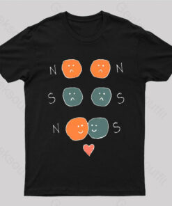 North An South Magnet Nerd T-Shirt