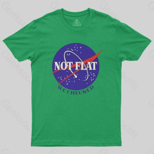 Not Flat Science Nerd T-shirt