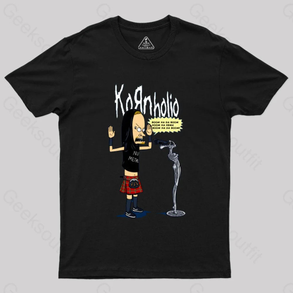 Nu Metal Rock Band Cartoon Parody T-Shirt Nu Metal Rock Band Cartoon Parody T-Shirt