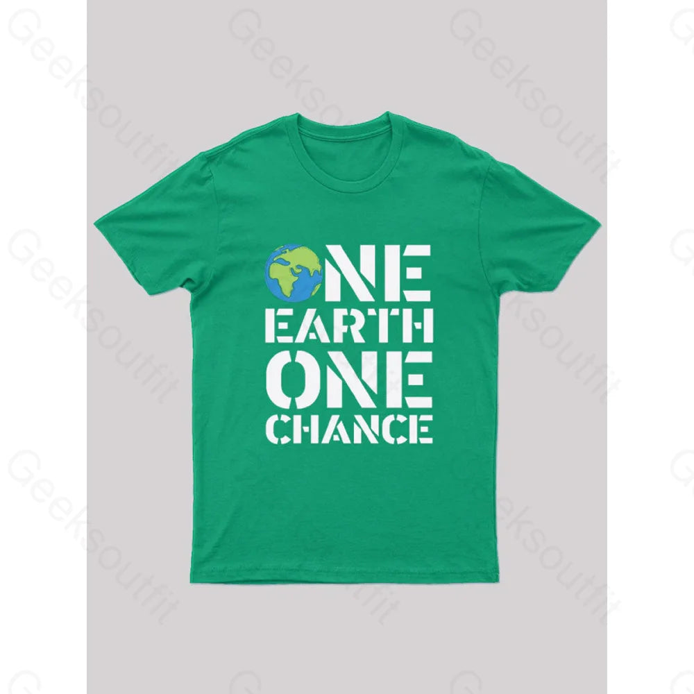 One Earth One Chance Geek T-Shirt One Earth One Chance Geek T-Shirt