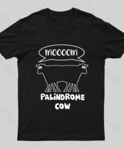 Palindrome Cow Geek T-Shirt