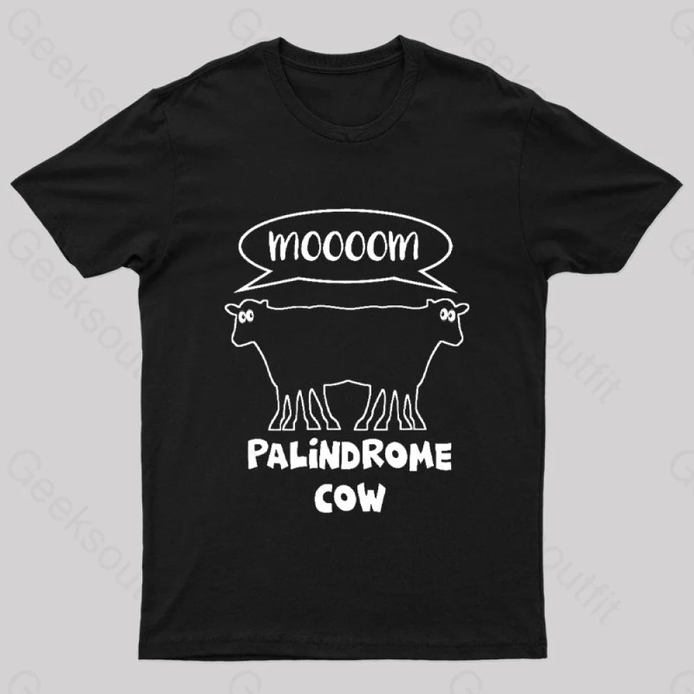 Palindrome Cow Geek T-Shirt Palindrome Cow Geek T-Shirt