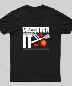 Paperclip Plus Spatula Equals Explosion Nerd T-Shirt