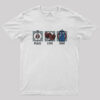 Peace Love and Who Geek T-Shirt