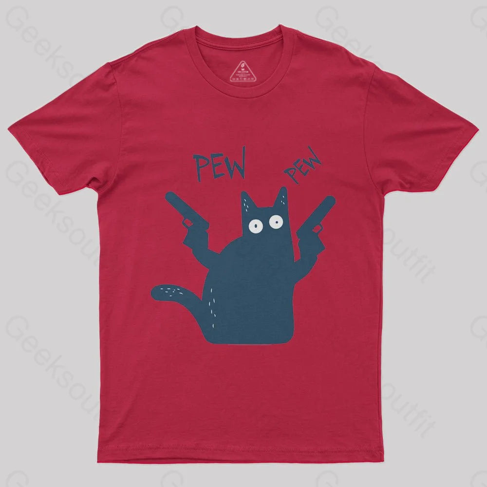 Pew Pew Cat T-Shirt Pew Pew Cat T-Shirt