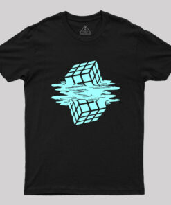 melting rubik cube Geek T-Shirt