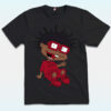 12 Flu Game 2025 Black Varsity Red Shirt