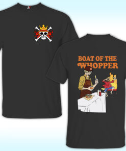 Burger King One Piece Shirt, Boat Of The Whopper Luffy And Sanji