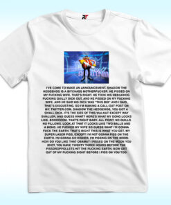 Dr Eggman Shadow The Hedgehog Is A Bitchass Motherfucker Shirt