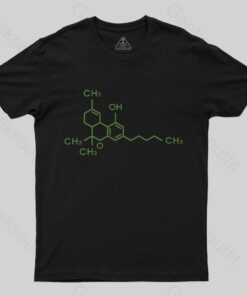 THC 420 Chemical Molecular Structure T-Shirt
