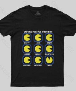 The Expressions of Pac-Man T-Shirt