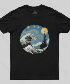The Great Starry Wave  T-Shirt