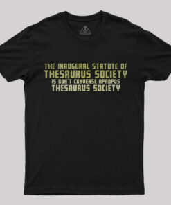Thesaurus Society T-Shirt