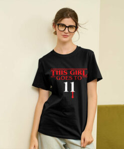 This strange girl goes to 11 Geek T-Shirt
