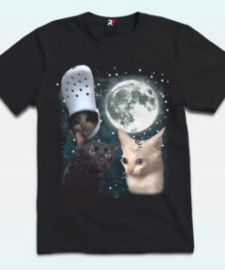 Three Cats Moon Croc Shirt